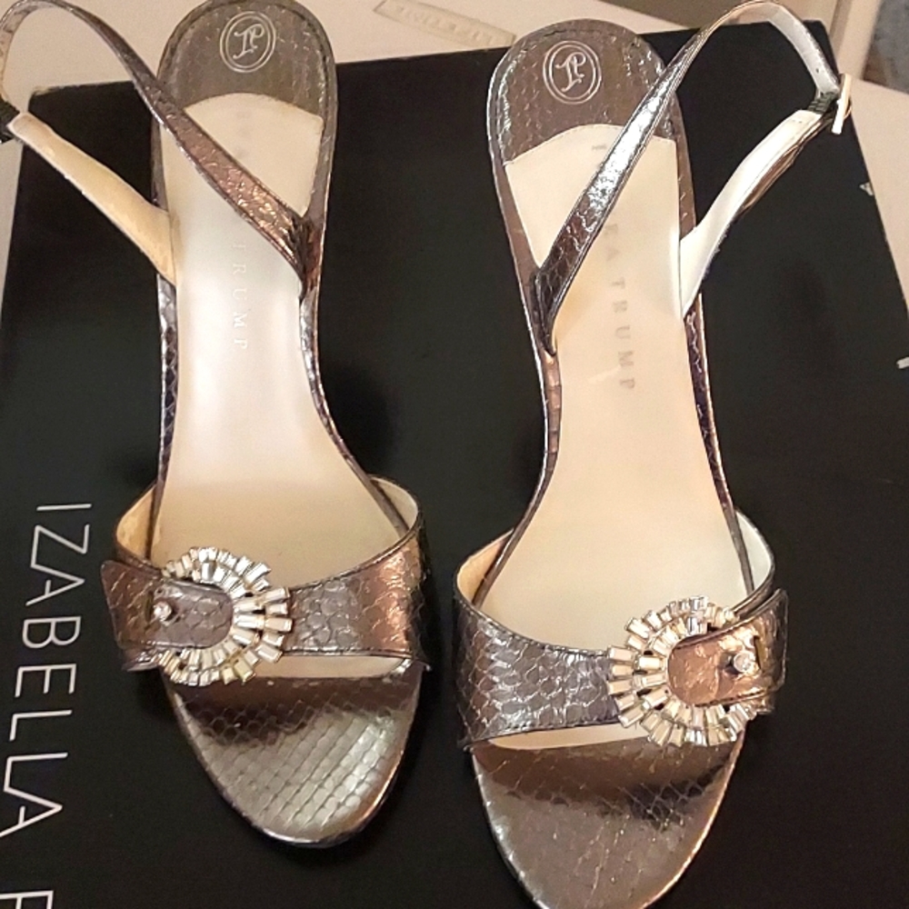 Ivanka Trump silver heels